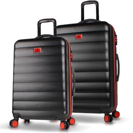 Zoozie Bags Juego de Maletas de 2 Piezas Negro